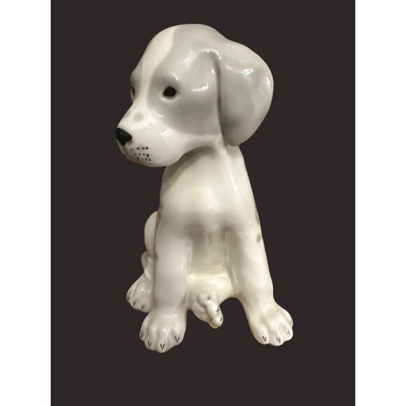 Vintage Porcelain Lomonosov Dalmatian Figurine No. 2803 Made In USSR Russia - Picture 2 of 7